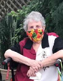 Mary Ellen Harris at SEHarris County AAUW patio wine event